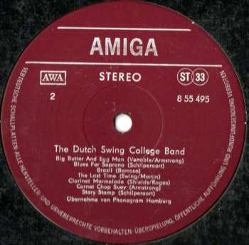 LP The Dutch Swing College Band: The Dutch Swing College Band