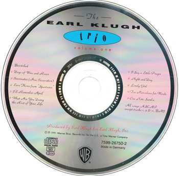 CD The Earl Klugh Trio: Volume One