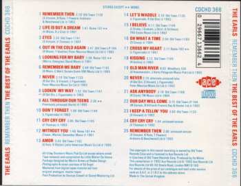 CD The Earls: Remember Then - The Best Of The Earls