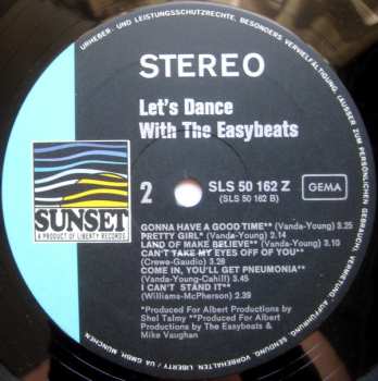 LP The Easybeats: Let's Dance With The Easybeats CLR