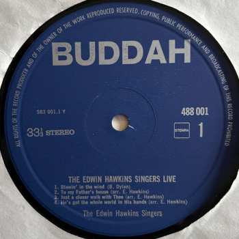 LP Edwin Hawkins Singers: Live