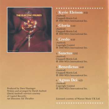 CD The Electric Prunes: Mass In F Minor + Release Of An Oath - The Kol Nidre