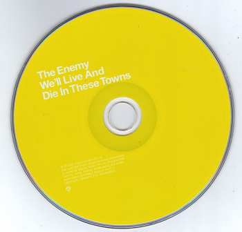 CD The Enemy: We'll Live And Die In These Towns