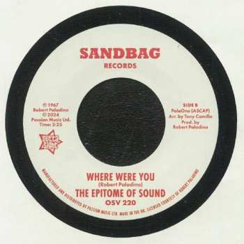 SP Epitome Of Sound: You Don't Love Me / Where Were You