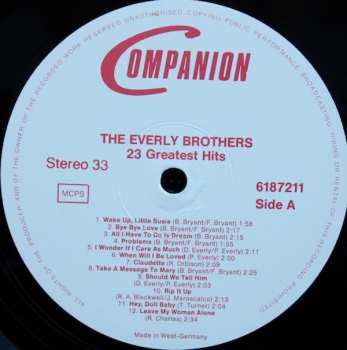 LP Everly Brothers: 23 Greatest Hits