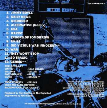 4CD/Dobozkészlet The Exploited: 1980-83