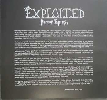 LP The Exploited: Horror Epics. CLR