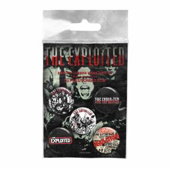 Merch The Exploited: Kitűző készlet The Exploited Button Badge Set 1