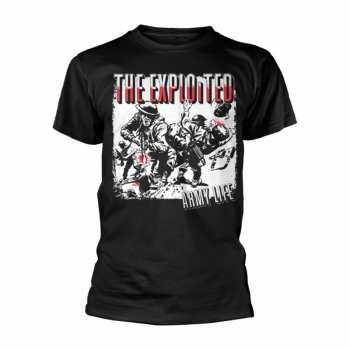 Merch The Exploited: Tričko Army Life (black) S