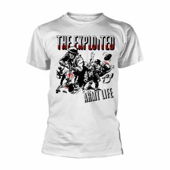Merch The Exploited: Póló Army Life (white)