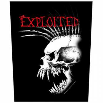 Merch The Exploited: Hátfelvarró Bastard Skull