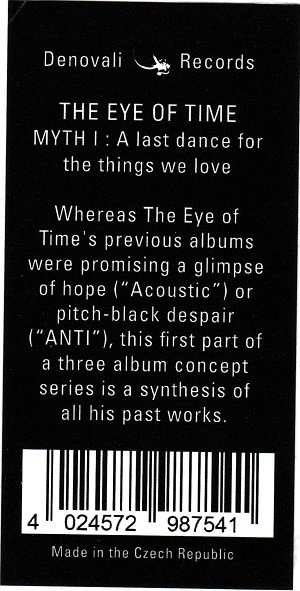 CD The Eye Of Time: Myth I : A Last Dance For The Things We Love