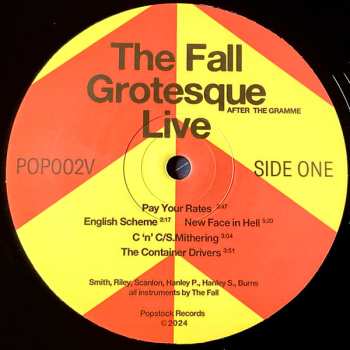LP The Fall: Grotesque (After The Gramme) Live!