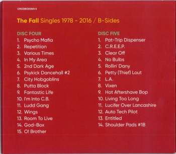7CD/Dobozkészlet The Fall: Singles 1978 - 2016 DLX