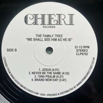 LP The Family Tree: We Shall See Him As He Is