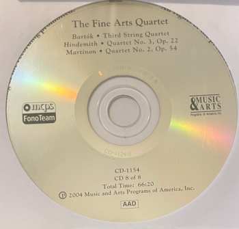 8CD/Dobozkészlet The Fine Arts Quartet: The Fine Arts Quartet At WFMT: Unreleased Recordings Of Broadcast performances, 1967-73