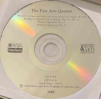 8CD/Dobozkészlet The Fine Arts Quartet: The Fine Arts Quartet At WFMT: Unreleased Recordings Of Broadcast performances, 1967-73
