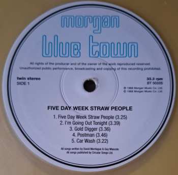LP The Five Day Week Straw People: Five Day Week Straw People CLR | LTD