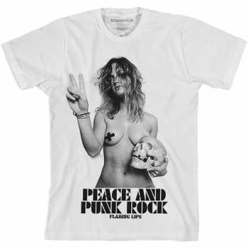 Merch The Flaming Lips: Póló Peace & Punk Rock Girl 