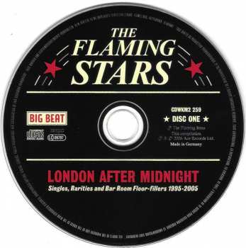 2CD The Flaming Stars: London After Midnight (Singles, Rarities And Bar Room Floor-Fillers 1995-2005)