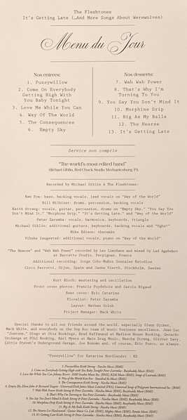 LP The Fleshtones: It's Getting Late (...And More Songs About Werewolves) CLR | LTD