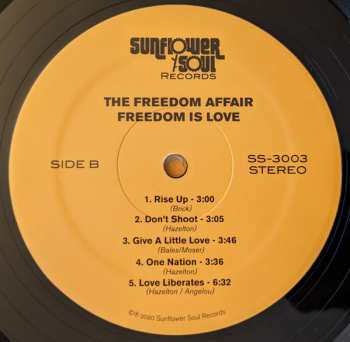 LP The Freedom Affair: Freedom Is Love