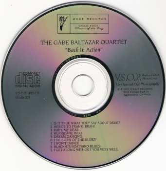 CD The Gabe Baltazar Quartet: Back In Action
