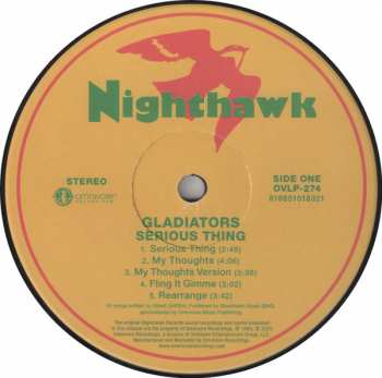 LP Albert Griffiths: Serious Thing