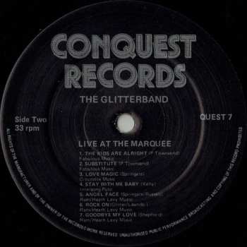 LP The Glitter Band: Live At The Marquee