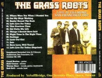 CD The Grass Roots: Live At Fillmore  San Francisco 1967