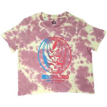 Merch The Grateful Dead: Női Crop Top Concentric Skulls