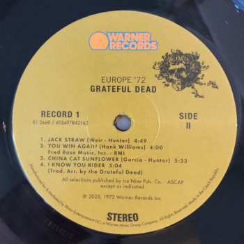 3LP The Grateful Dead: Europe '72 LTD