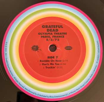 6LP/Dobozkészlet The Grateful Dead: Olympia Theatre, Paris, France (5/3/72) LTD