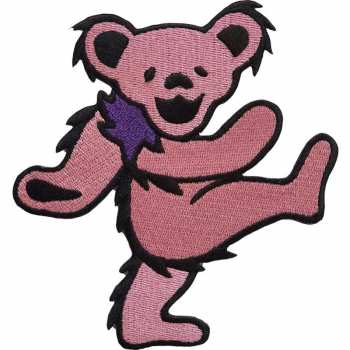 Merch The Grateful Dead: Felvarró Pink Dancing Bear