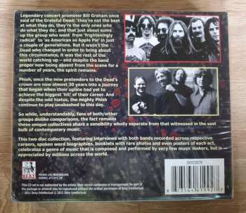 2CD The Grateful Dead: Grateful Dead Vs Phish - 2 CD Biography and Interview set includes booklets, rare photos and more.