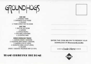 LP The Groundhogs: Thank Christ For The Bomb