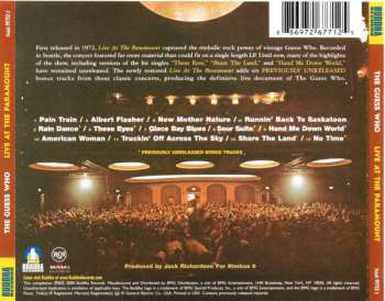 CD The Guess Who: Live At The Paramount