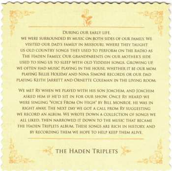 LP The Haden Triplets: The Haden Triplets