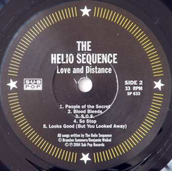 LP The Helio Sequence: Love And Distance