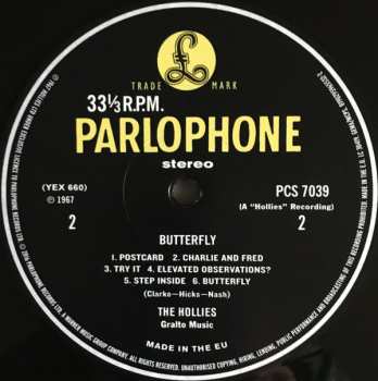 2LP The Hollies: Butterfly