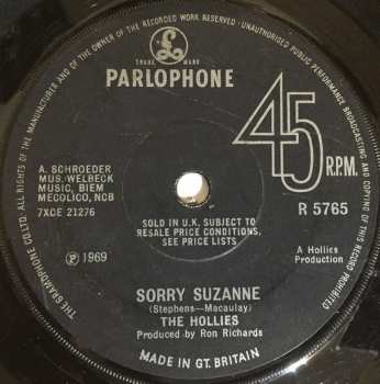 Album The Hollies: Sorry Suzanne