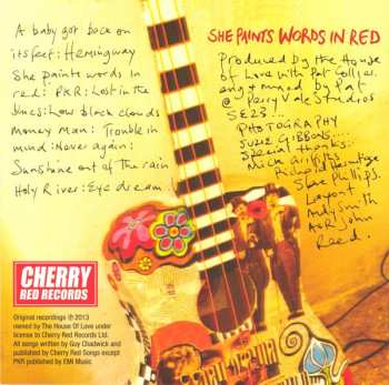 CD The House Of Love: She Paints Words In Red