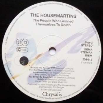 LP The Housemartins: The People Who Grinned Themselves To Death