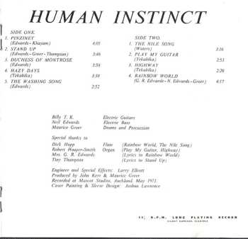 CD The Human Instinct: Pins In It