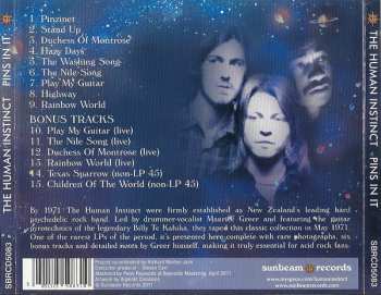 CD The Human Instinct: Pins In It