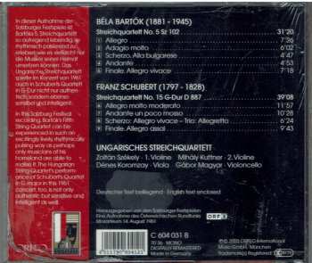 CD Franz Schubert: Ungarisches Streichquartett