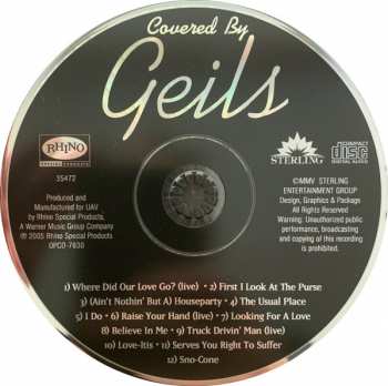 CD The J. Geils Band: Covered By Geils