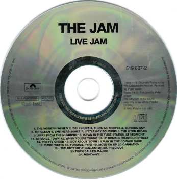 CD The Jam: Live Jam