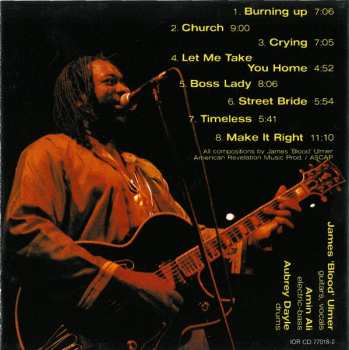 CD The James Blood Ulmer Blues Experience: Live At The Bayerischer Hof