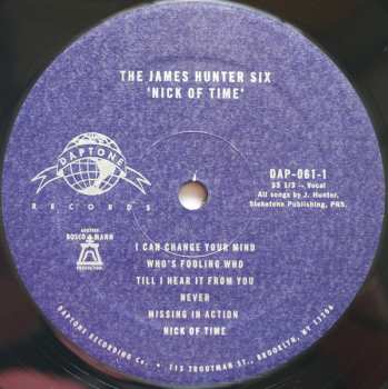 LP The James Hunter Six: Nick Of Time